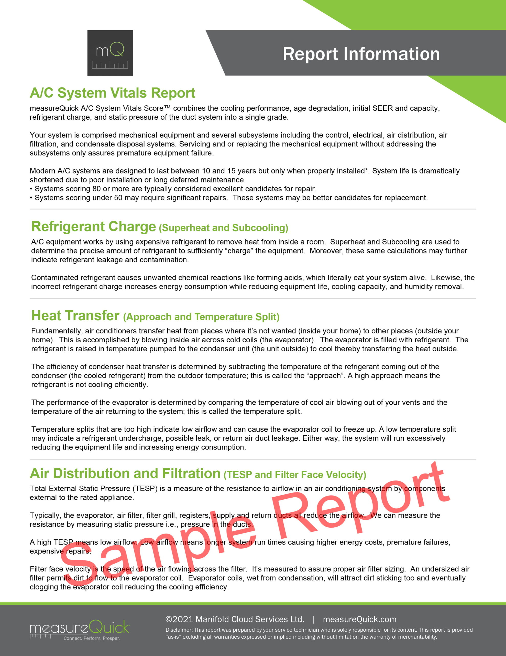 MeasureQuick vitals report sample 3
